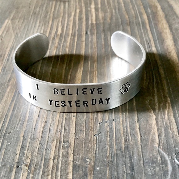 handmade Jewelry - Hand stamped adjustable metal cuff bracelet handmade Jewelry - Hand stamped adjustable metal cuff bracelet